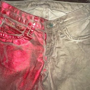 Robin’s jeans two toned skinny jeans